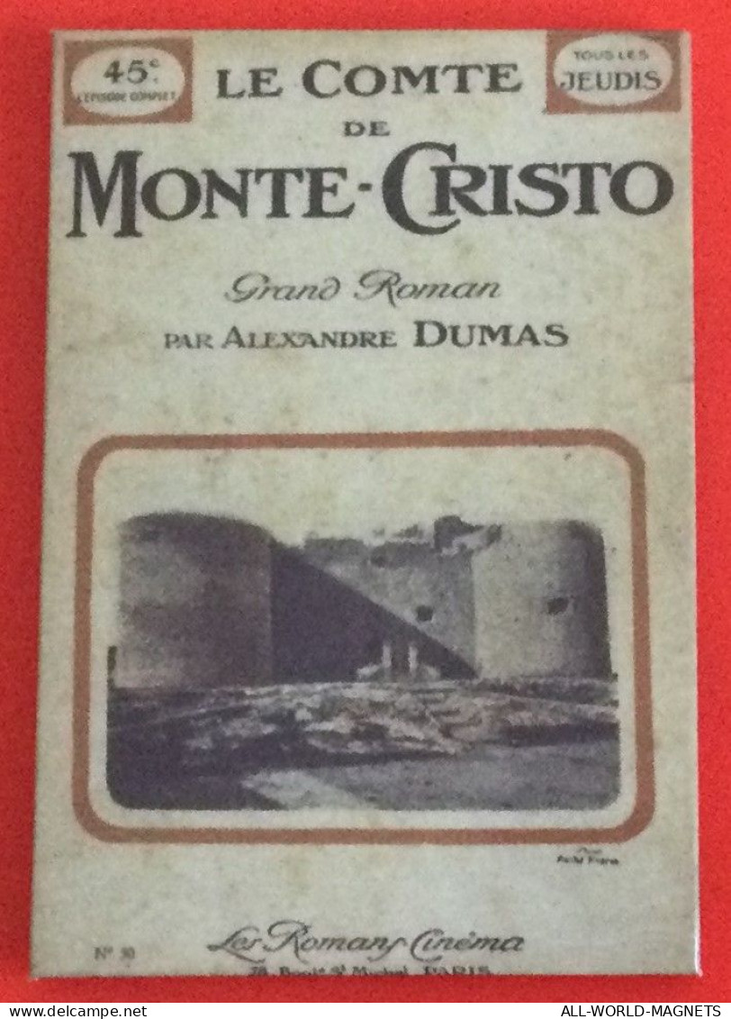 Chateau D`If Monte Cristo Count Dumas Marseille France Fridge Magnet Souvenir - Magnets