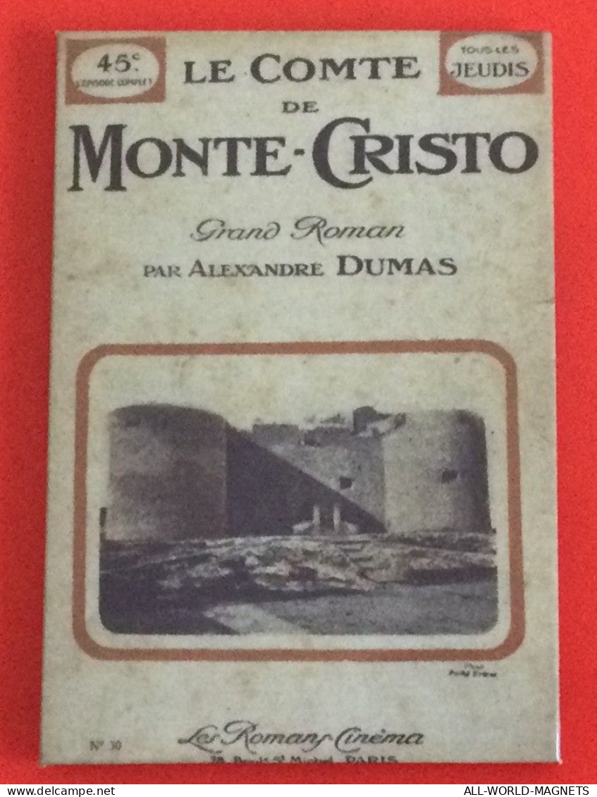 Chateau D`If Monte Cristo Count Dumas Marseille France Fridge Magnet Souvenir - Magnets