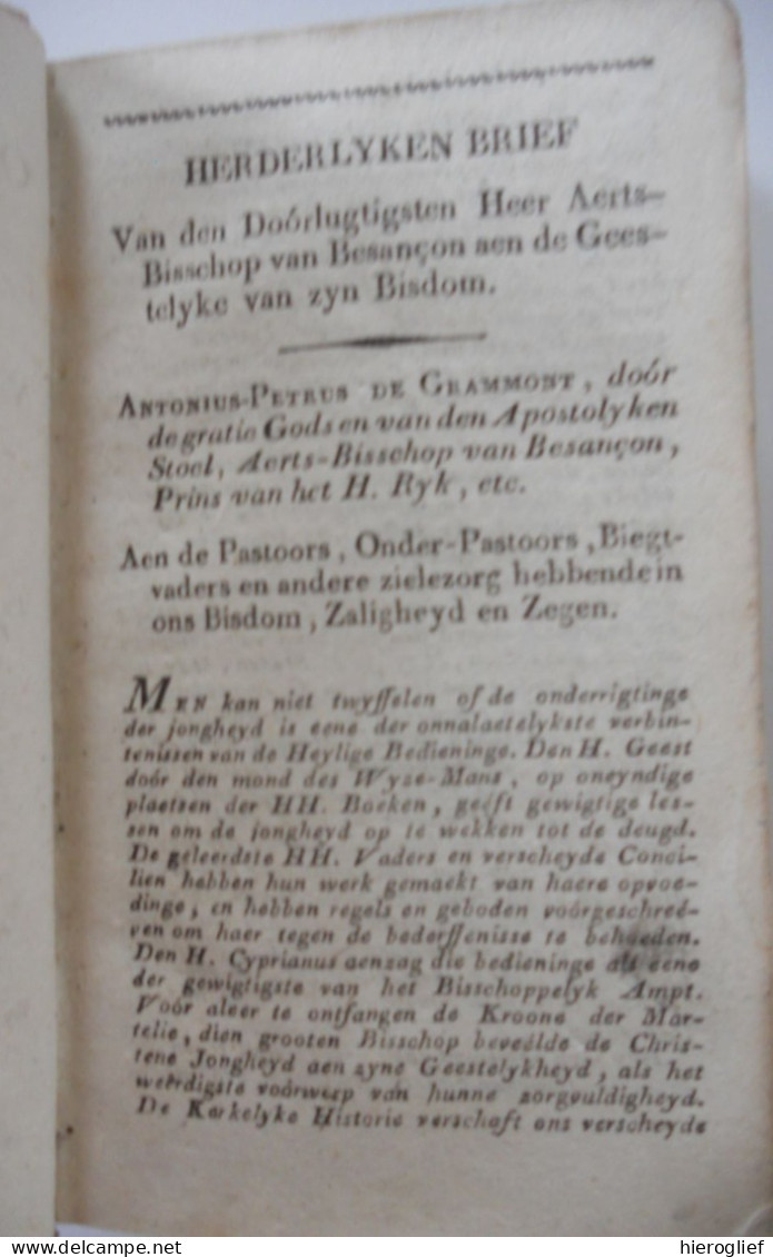 Christelyke Onderrigtingen Voor Jonge Lieden Nuttig Voor Alle Slag Van Persoonen 1818 Tot Gend Weduwe Steven Gent - Antique