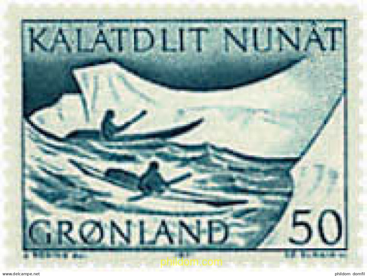 96857 MNH GROENLANDIA 1971 TRANSPORTES POSTALES EN GROENLANDIA - Neufs