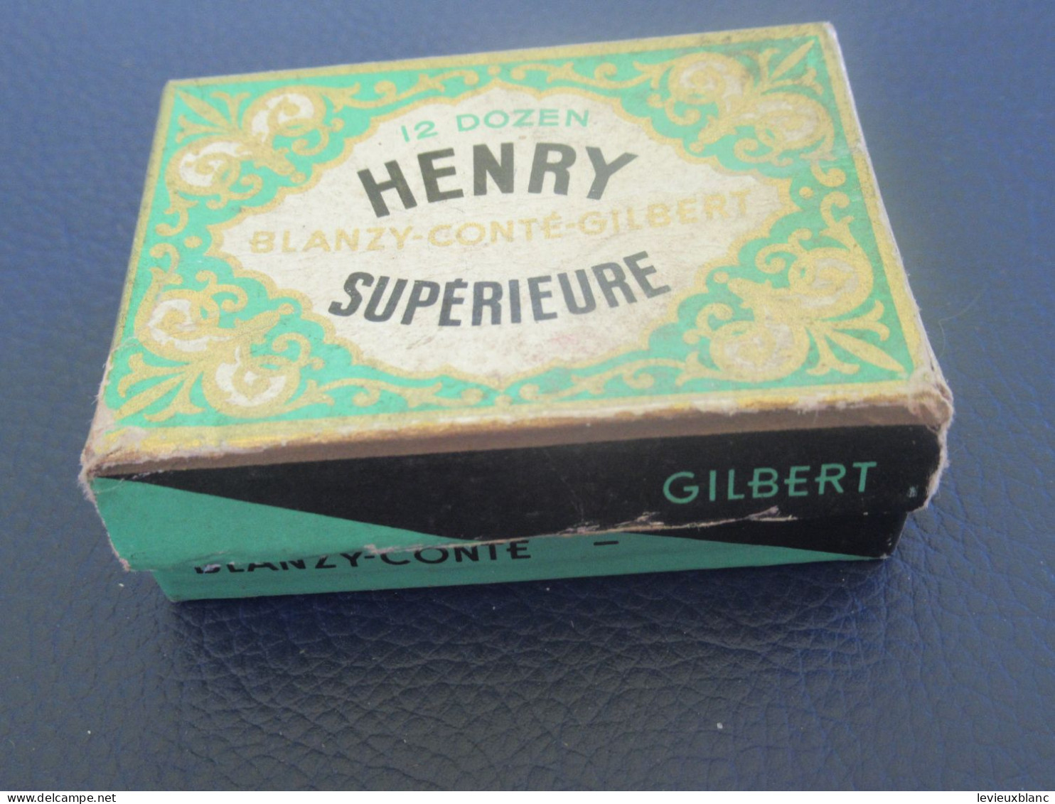 Petite Boite Carton De Plumes/HENRY Supérieure/ Blanzy-Conté-Gilbert/ Vers 1950-1960      CAH365 - Federn