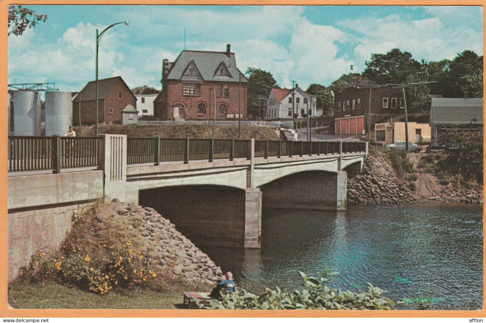 Montague River Prince Edward Island Canada Old Postcard - Other & Unclassified