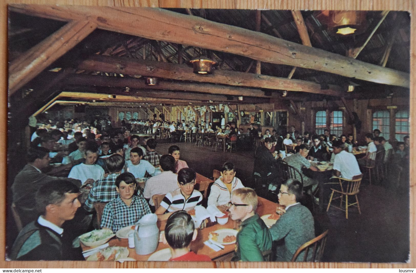 Old Forge , New York - Adirondack Woodcraft Camps - Boys Camp - Réfectoire ? - CPSM Format CPA - (n°27734) - Adirondack