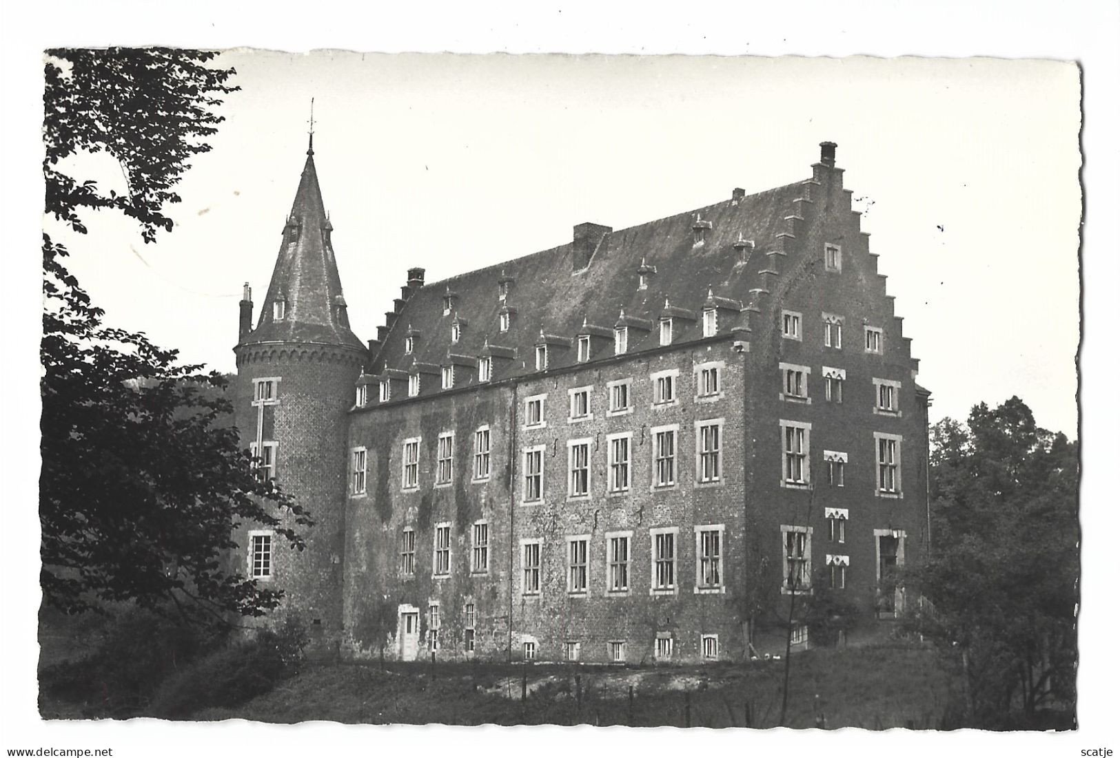 Remersdaal.   -   Le Castel Notre-Dame   -   Maison De Foyers   -   RELIEF STEMPEL   -   1955   Naar   Bruxelles - Voeren