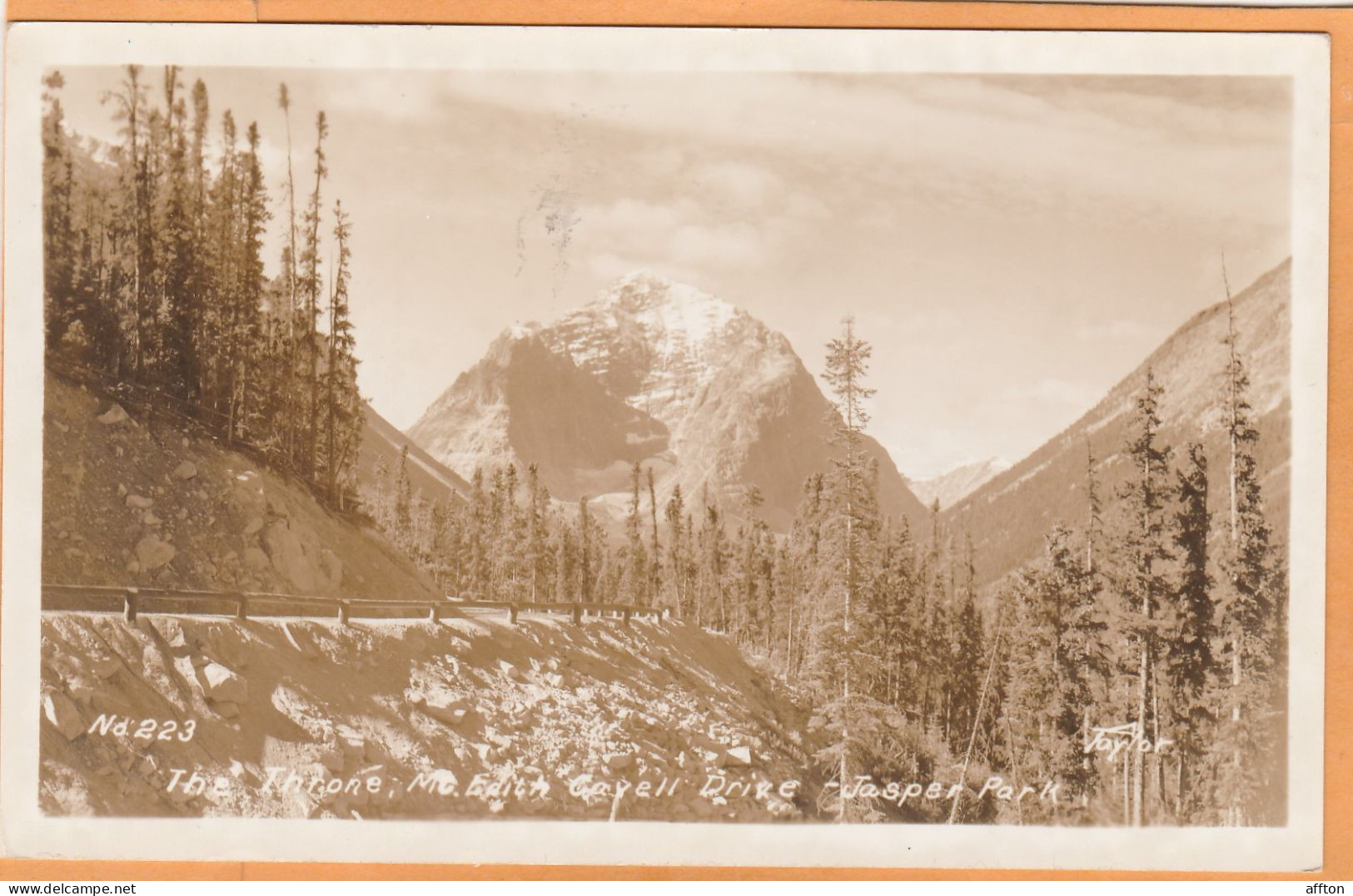 Alberta Canada Old Postcard - Jasper