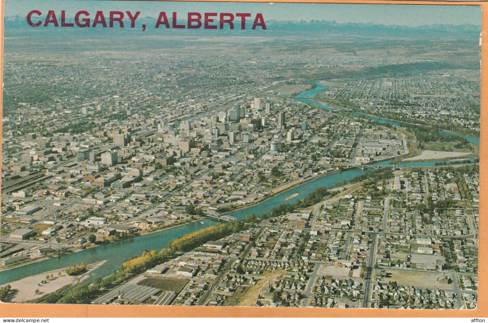 Alberta Canada Old Postcard - Calgary