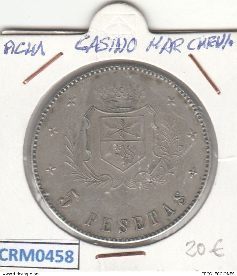 CRM0458 FICHA CASINO MARCHENA 5 PESETAS - Andere & Zonder Classificatie