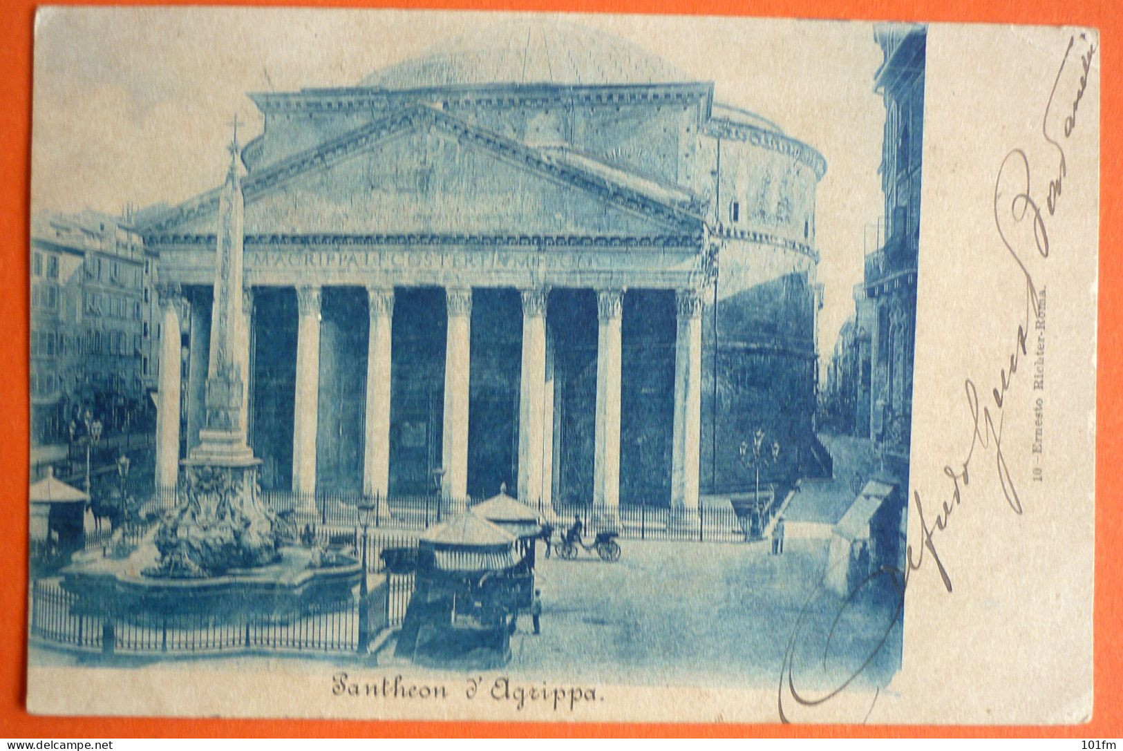 ROMA - PANTHEON D' AGRIPPA, VG 1899 - Pantheon