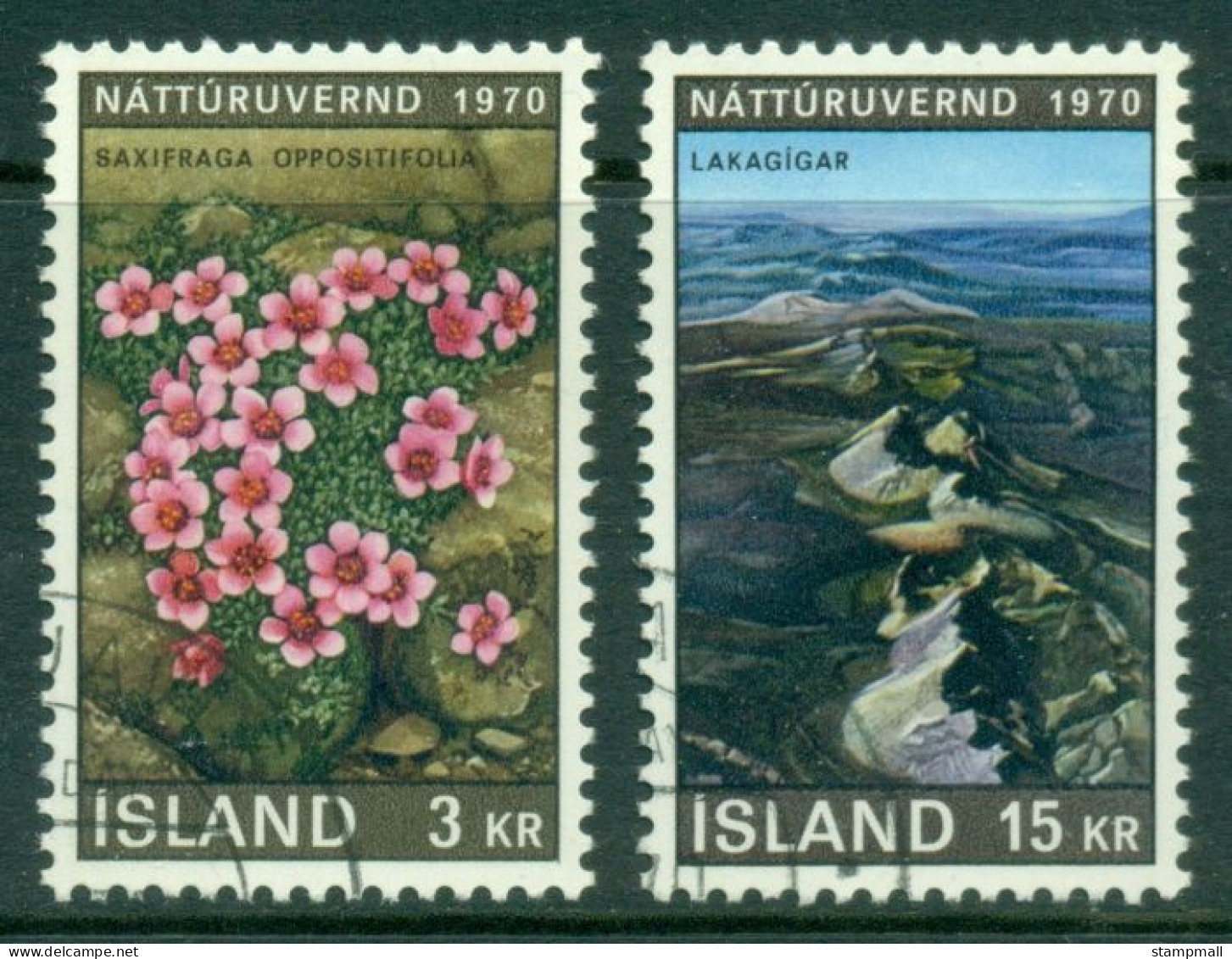 Iceland 1970 European Nature Conservation Year CTO - Oblitérés