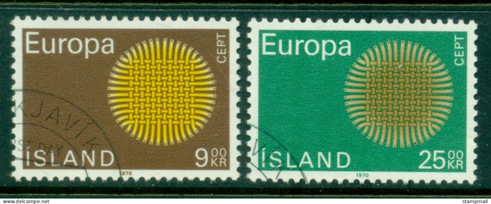 Iceland 1970 Europa CTO - Used Stamps