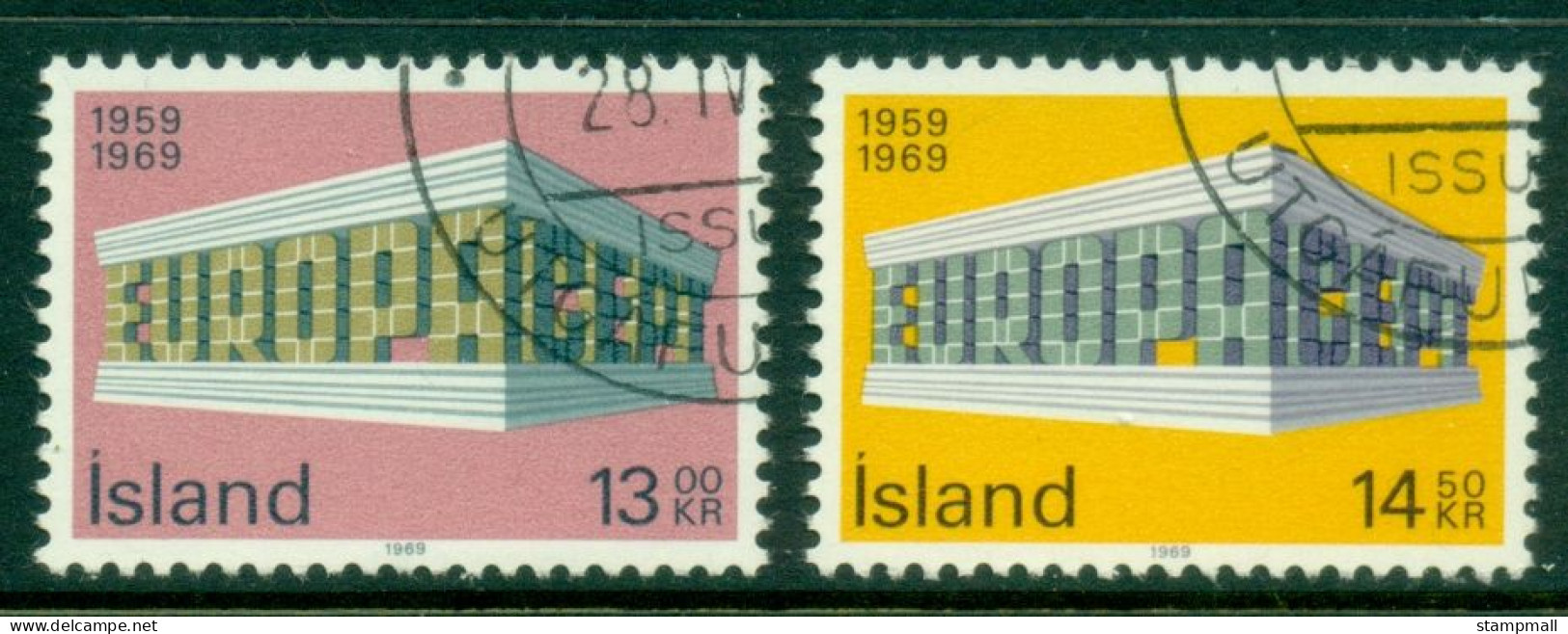 Iceland 1969 Europa CTO - Oblitérés