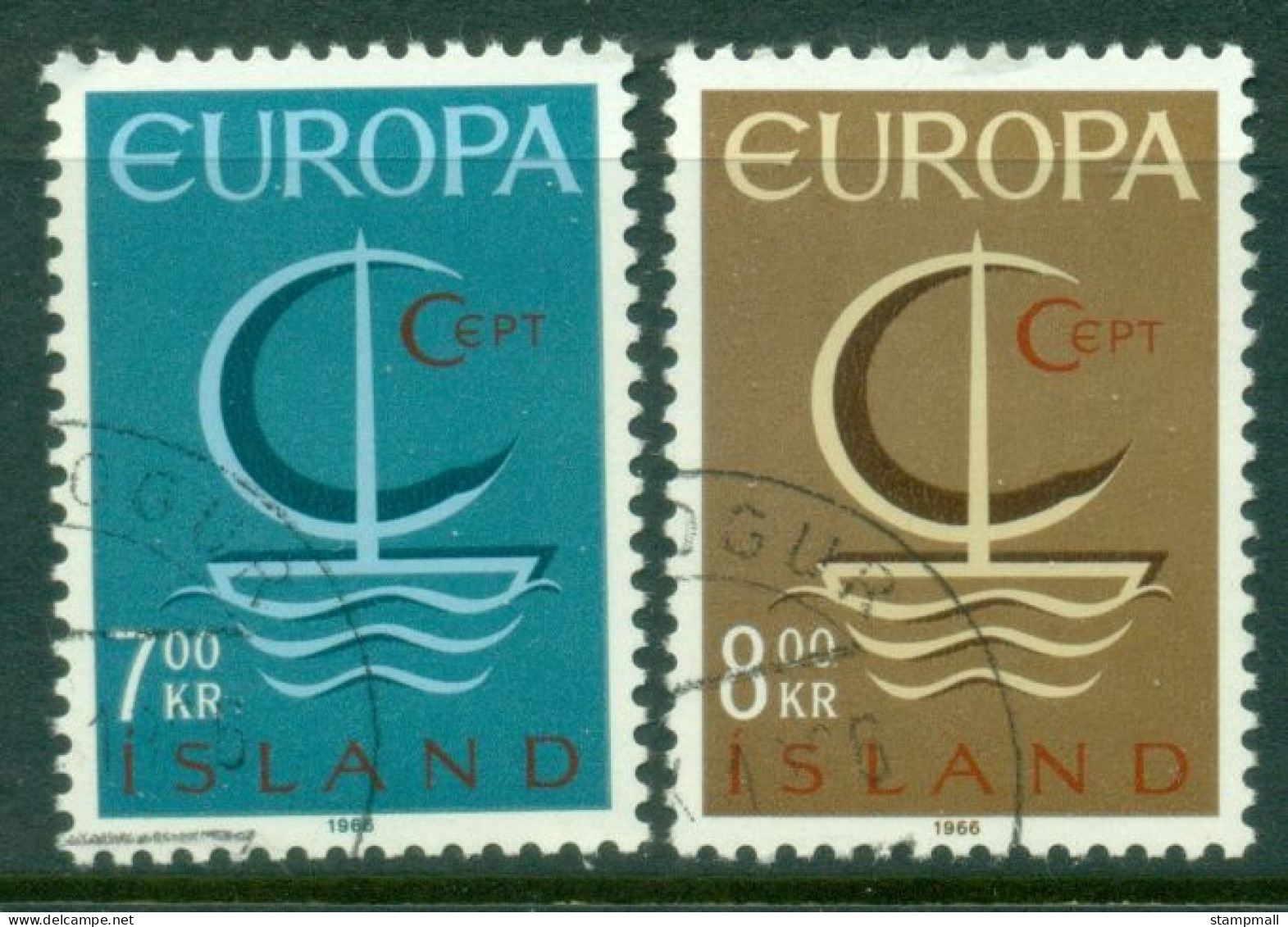 Iceland 1966 Europa CTO - Oblitérés