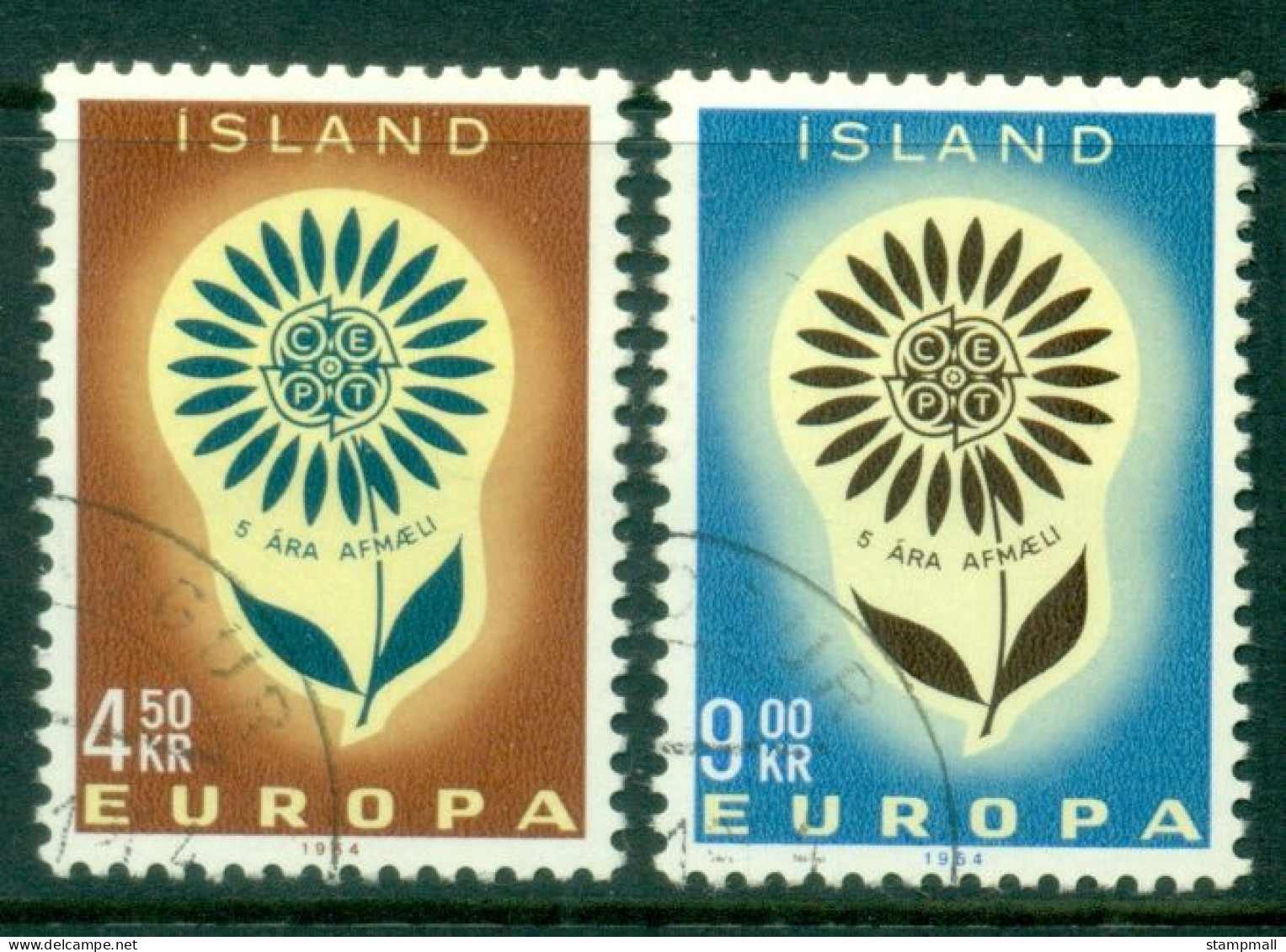 Iceland 1964 Europa CTO - Oblitérés
