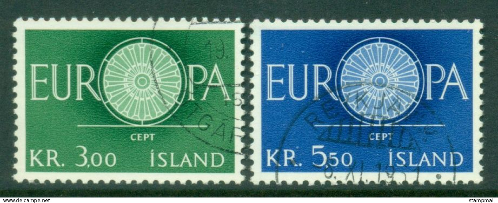 Iceland 1960 Europa CTO - Oblitérés