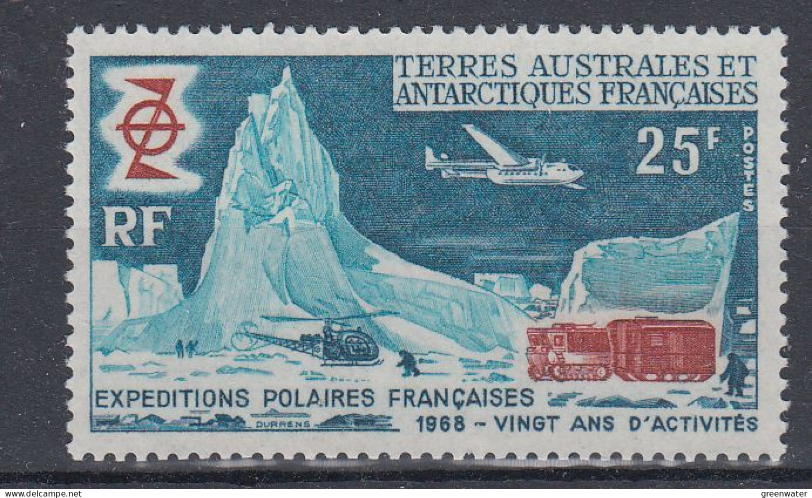 TAAF 1969 Expeditions Polaires Francaises 1v ** Mnh (BTA) - Neufs