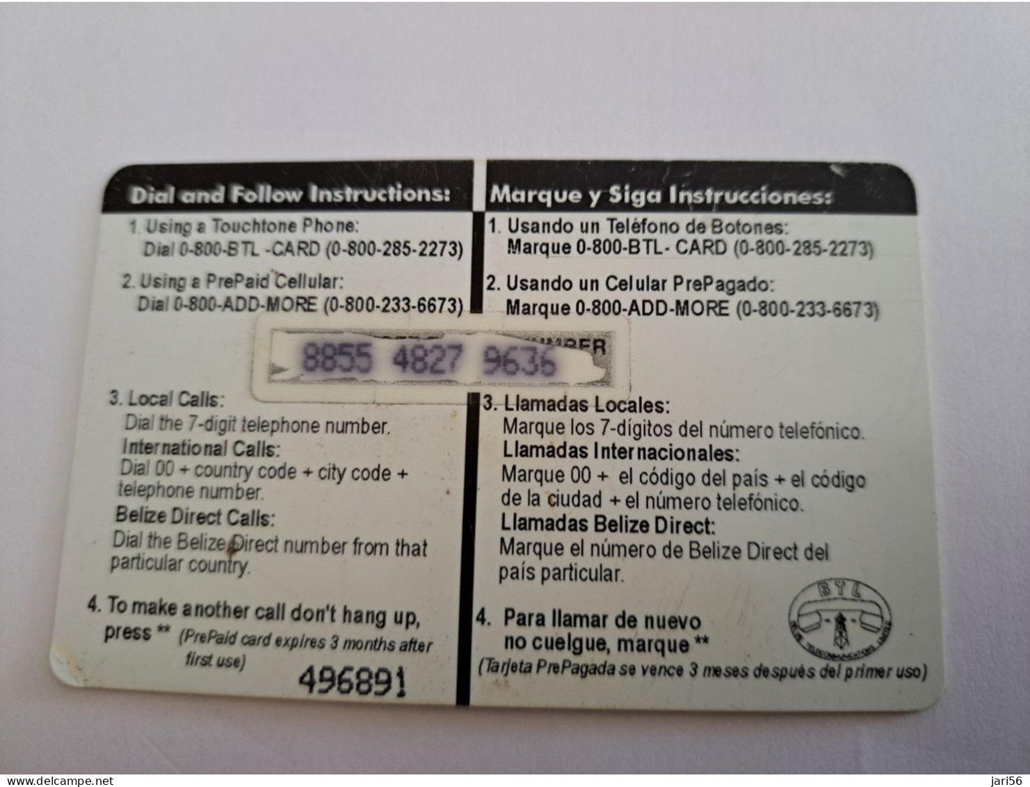 BELIZE / Prepaid Card $5,-phone A Friend/ 2CHILDREN ON CARD    Used Card  **15355** - Belize