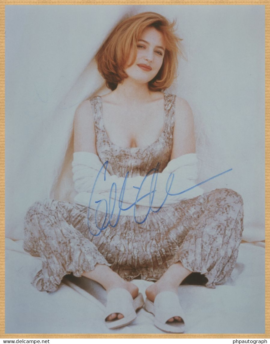 Gillian Anderson - American Actress - Rare Authentic Signed Photo - 2002 - COA - Acteurs & Toneelspelers