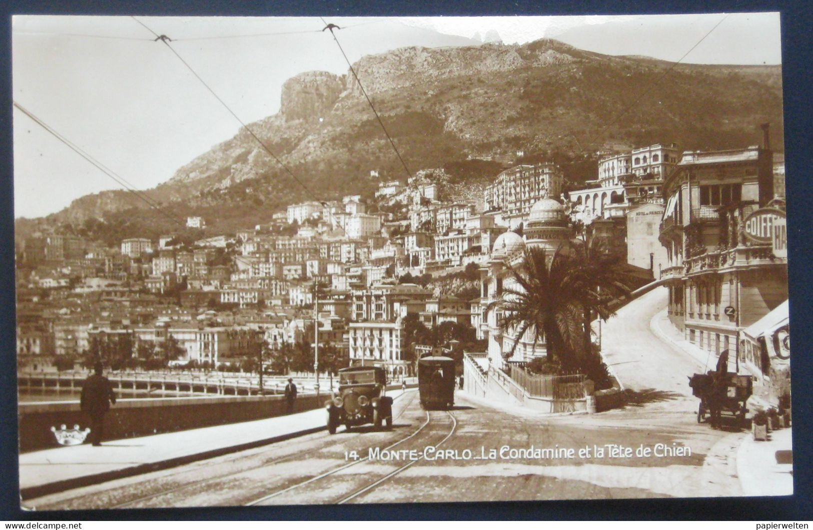Monaco Monte Carlo - La Condamine Et La Tête De Chien / Auto, Strassenbahn, Tram - La Condamine