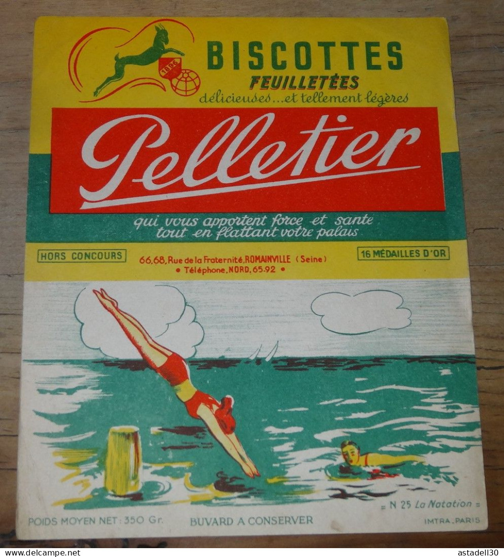 BUVARD : Biscottes PELLETIER .............. BUV-8 - Biscottes