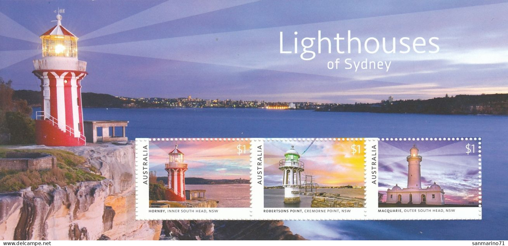 AUSTRALIA Block 500,unused,lighthouses - Blokken & Velletjes