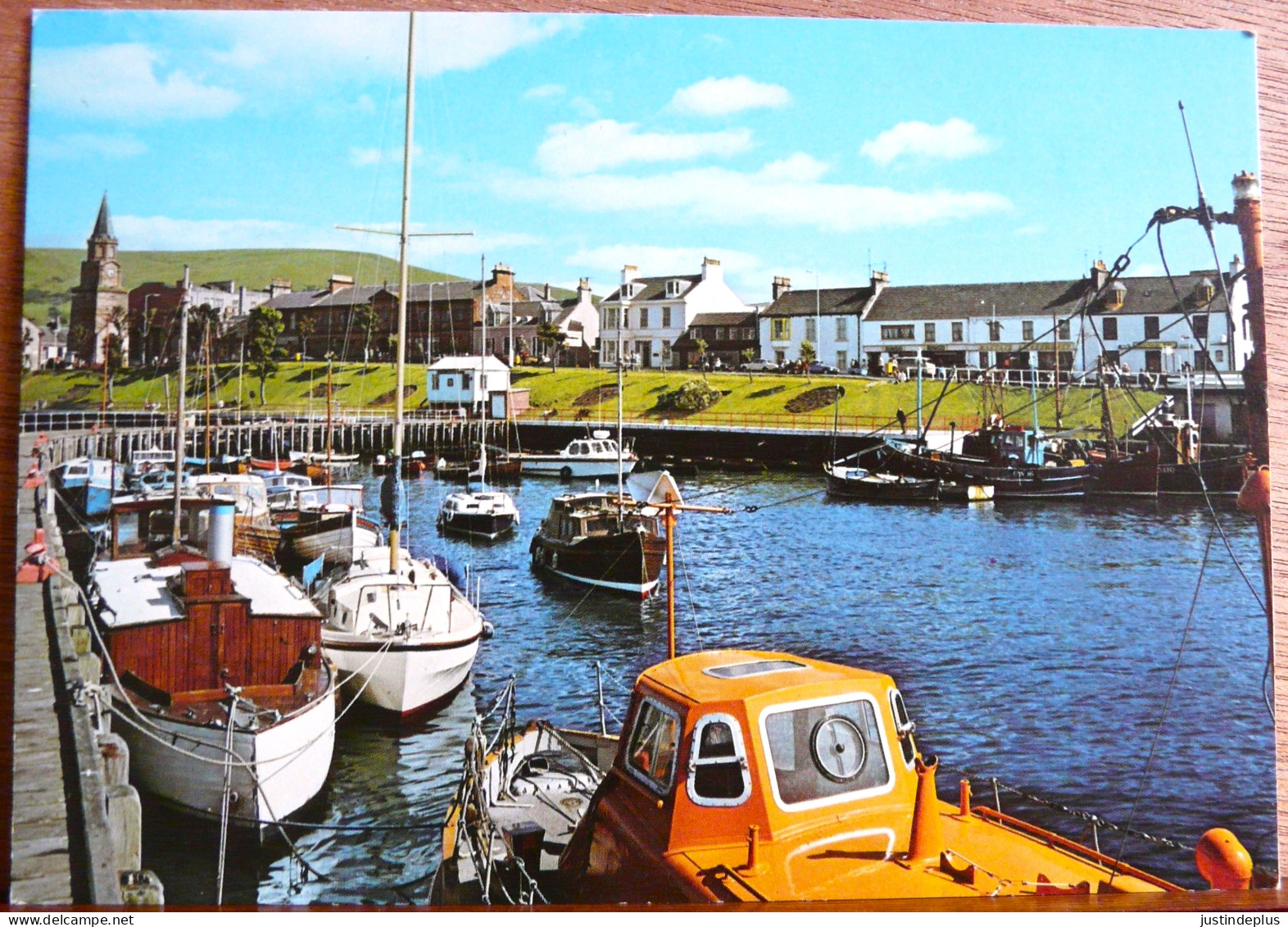 THE HARBOUR AND TOWN GIRVAN AYRSHIRE - Ayrshire