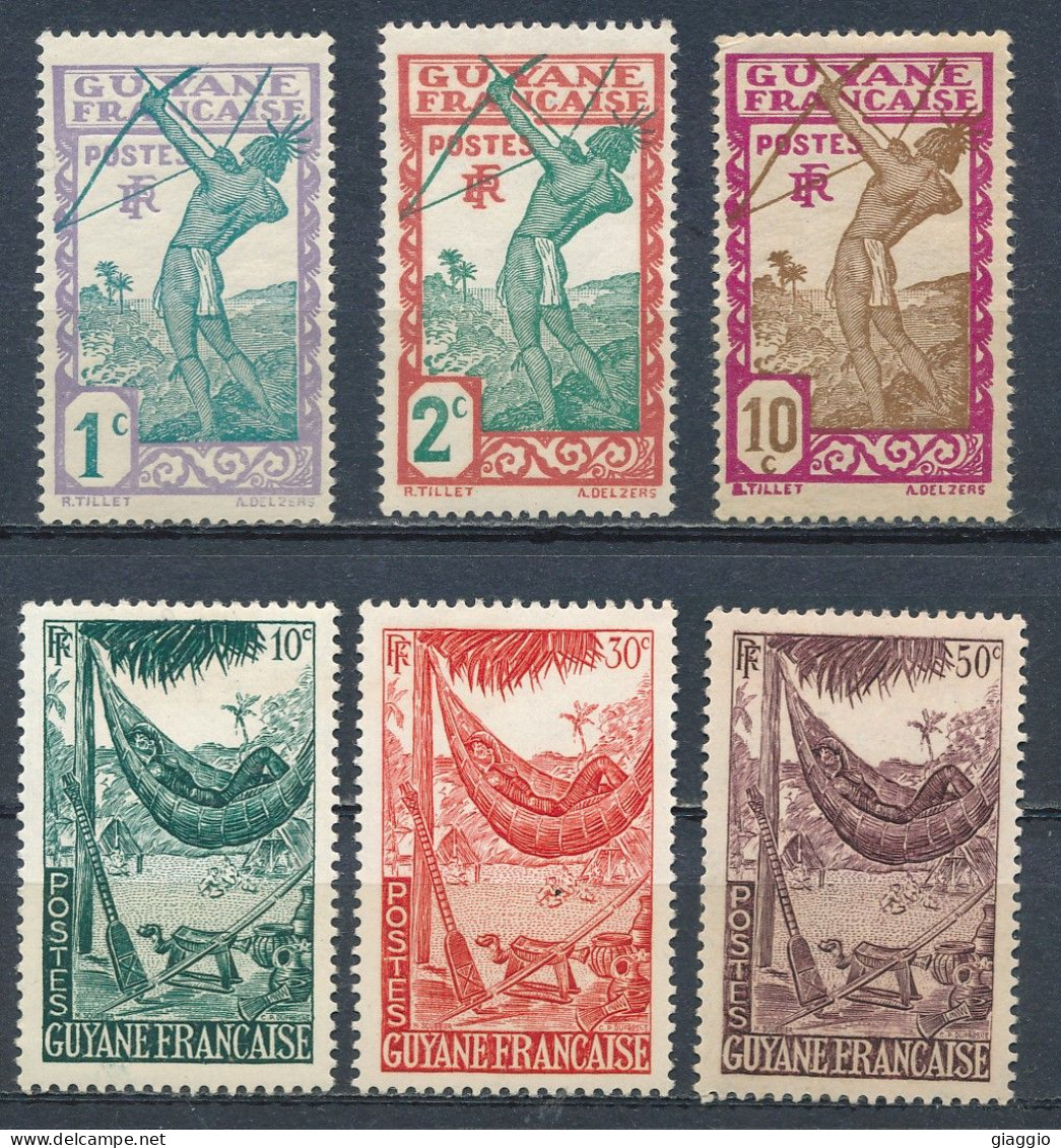 °°° GUYANE FRANCAISE - Y&T N°109/203 - 1929/1947 MLH °°° - Neufs