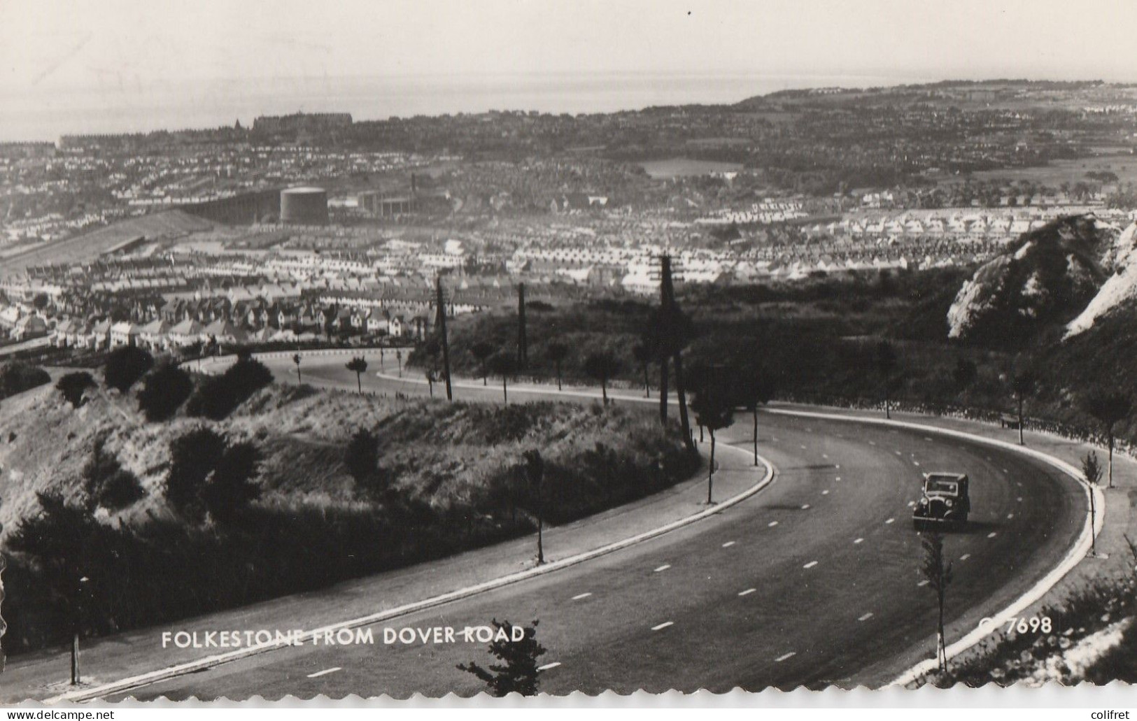 Kent - Folkestone  -  From Dover Road - Folkestone