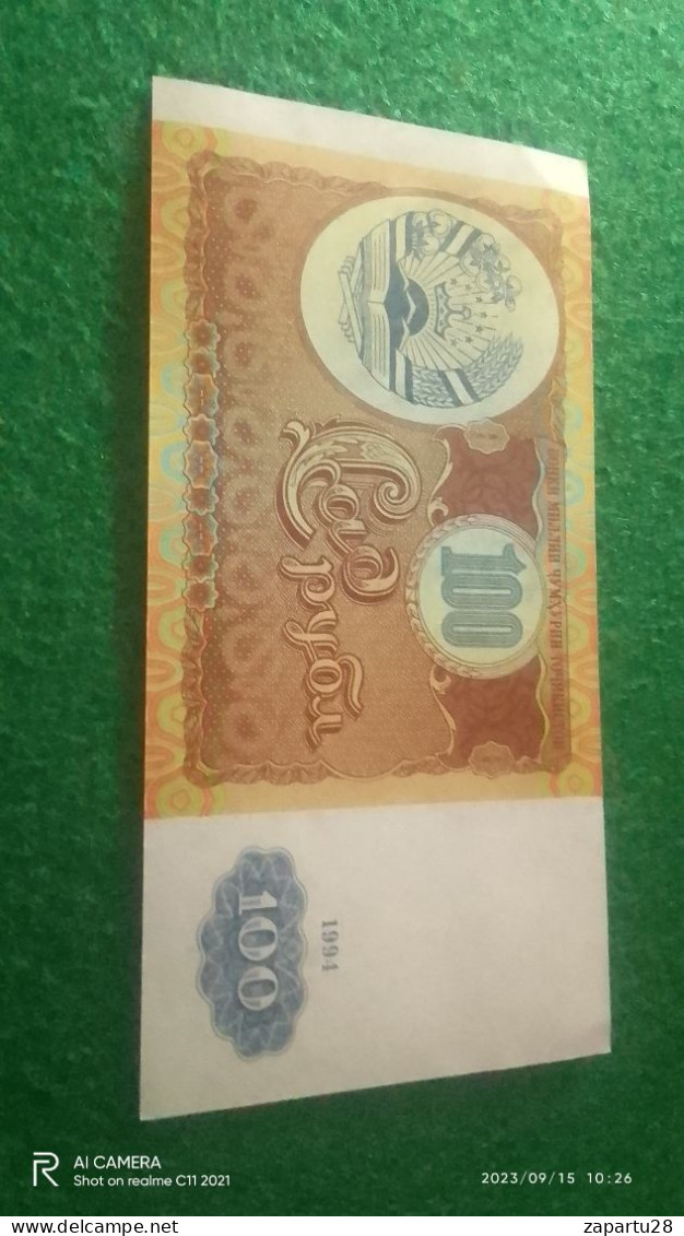 TACİKİSTAN  --          100        SOMONİ       UNC - Tadzjikistan