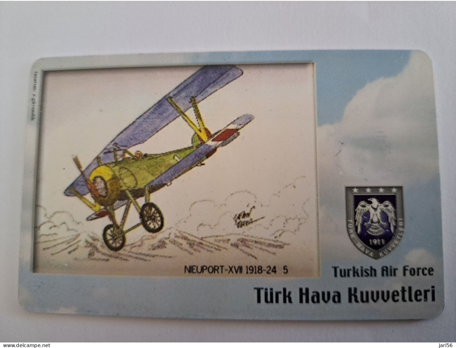 TURKIJE / 50 UNITS/ CHIPCARD/ TURKISH AIR FORCE  / DIFFERENT PLANES /        Fine Used Card  **15380** - Turkey