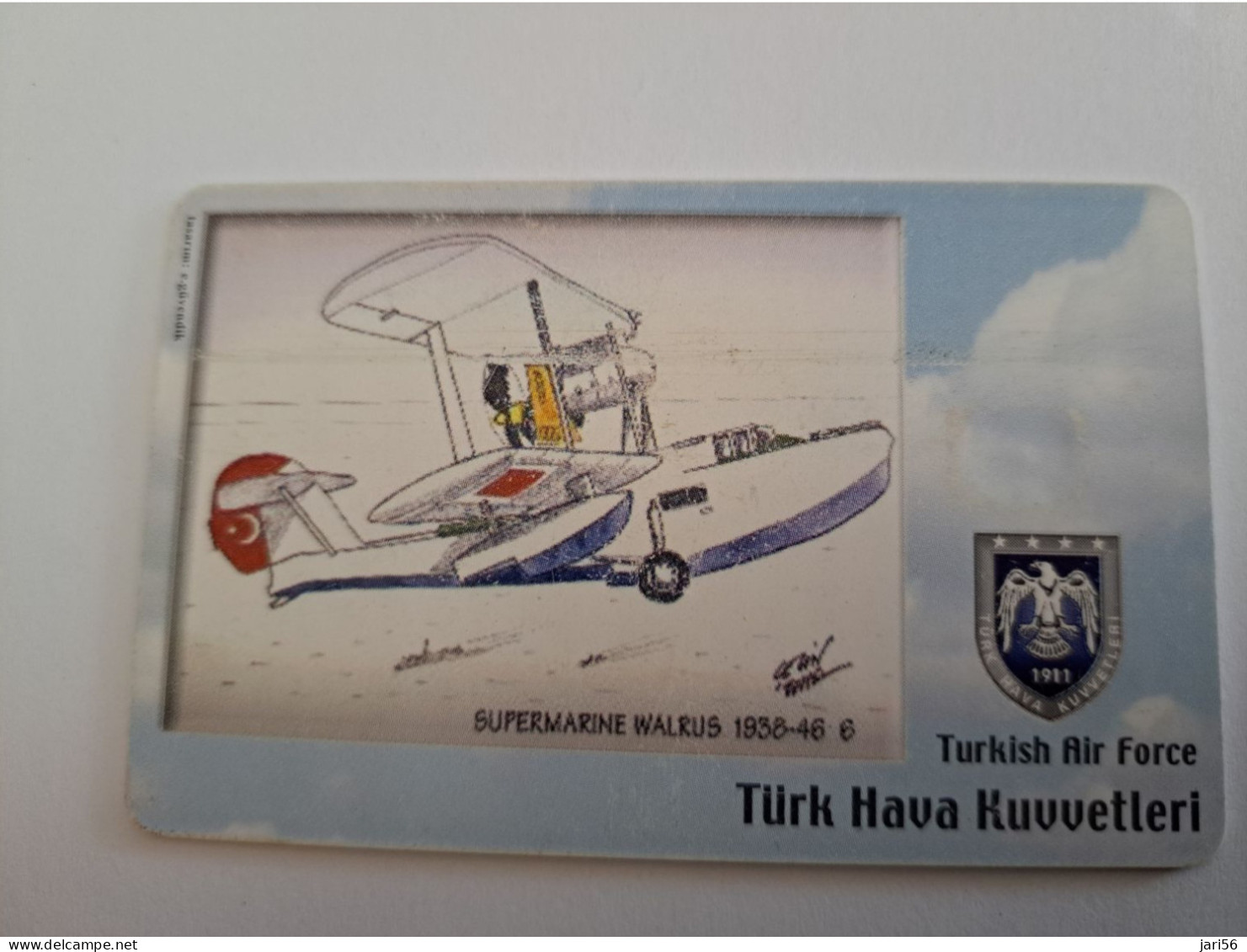 TURKIJE / 50 UNITS/ CHIPCARD/ TURKISH AIR FORCE  / DIFFERENT PLANES /        Fine Used Card  **15384** - Turkey