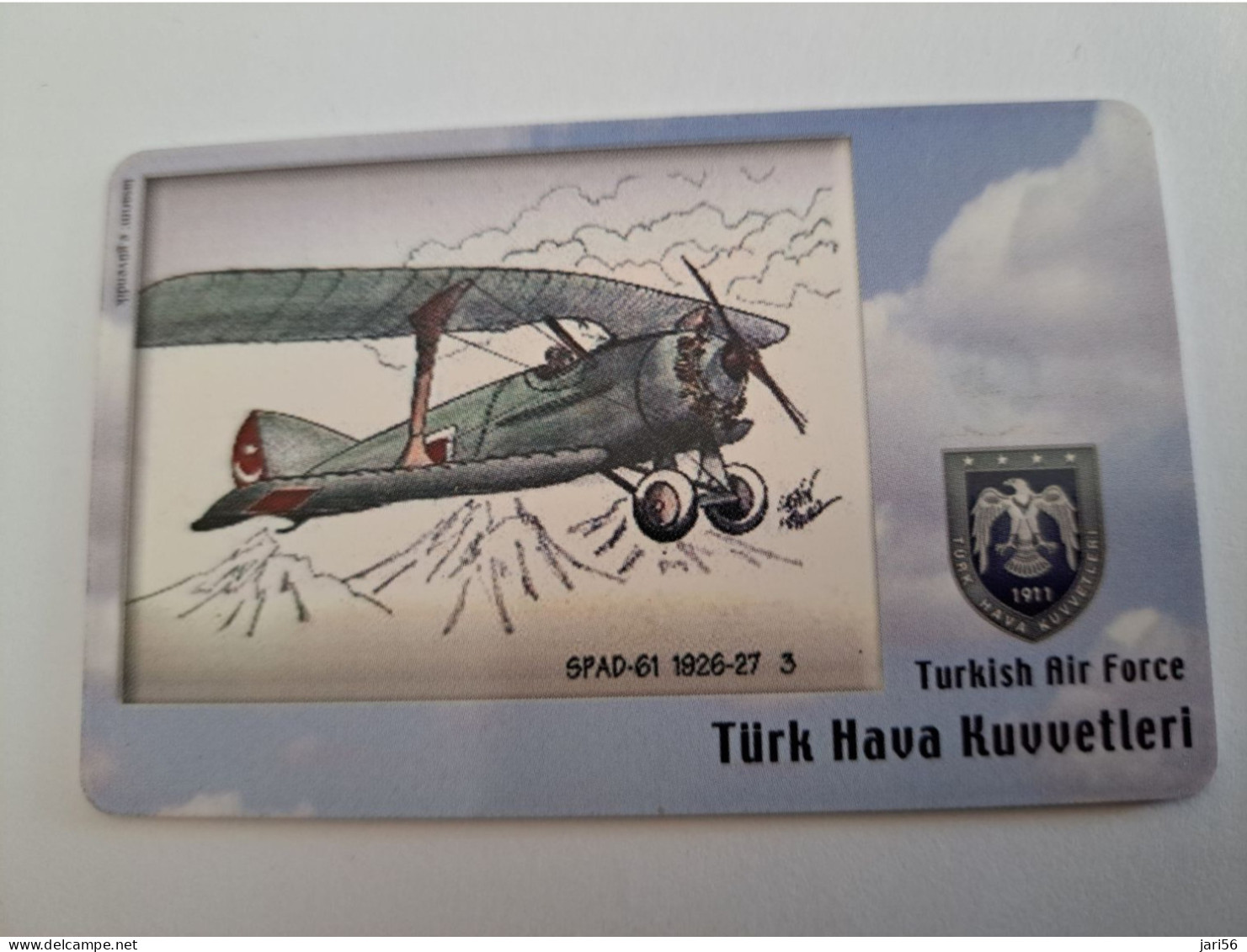 TURKIJE / 50 UNITS/ CHIPCARD/ TURKISH AIR FORCE  / DIFFERENT PLANES /        Fine Used Card  **15388** - Turkey