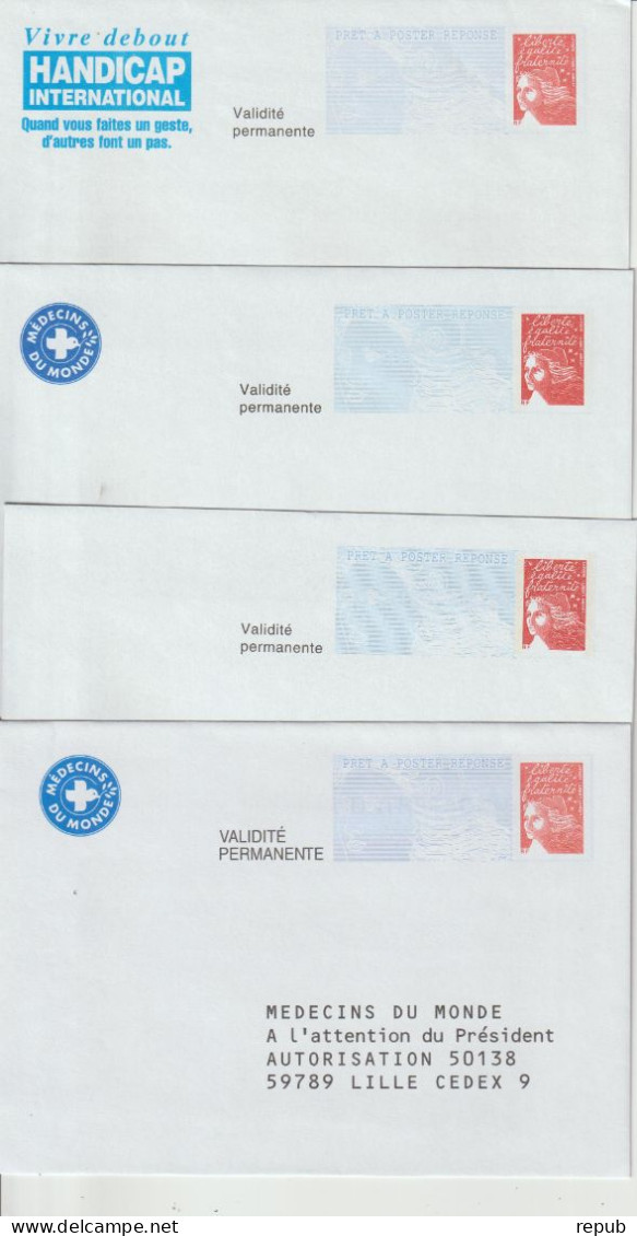 France Lot De 38 PAP Réponse Neufs (24 Petites Et 14 Grandes Enveloppes) Voir Scans - Listos A Ser Enviados: Respuesta