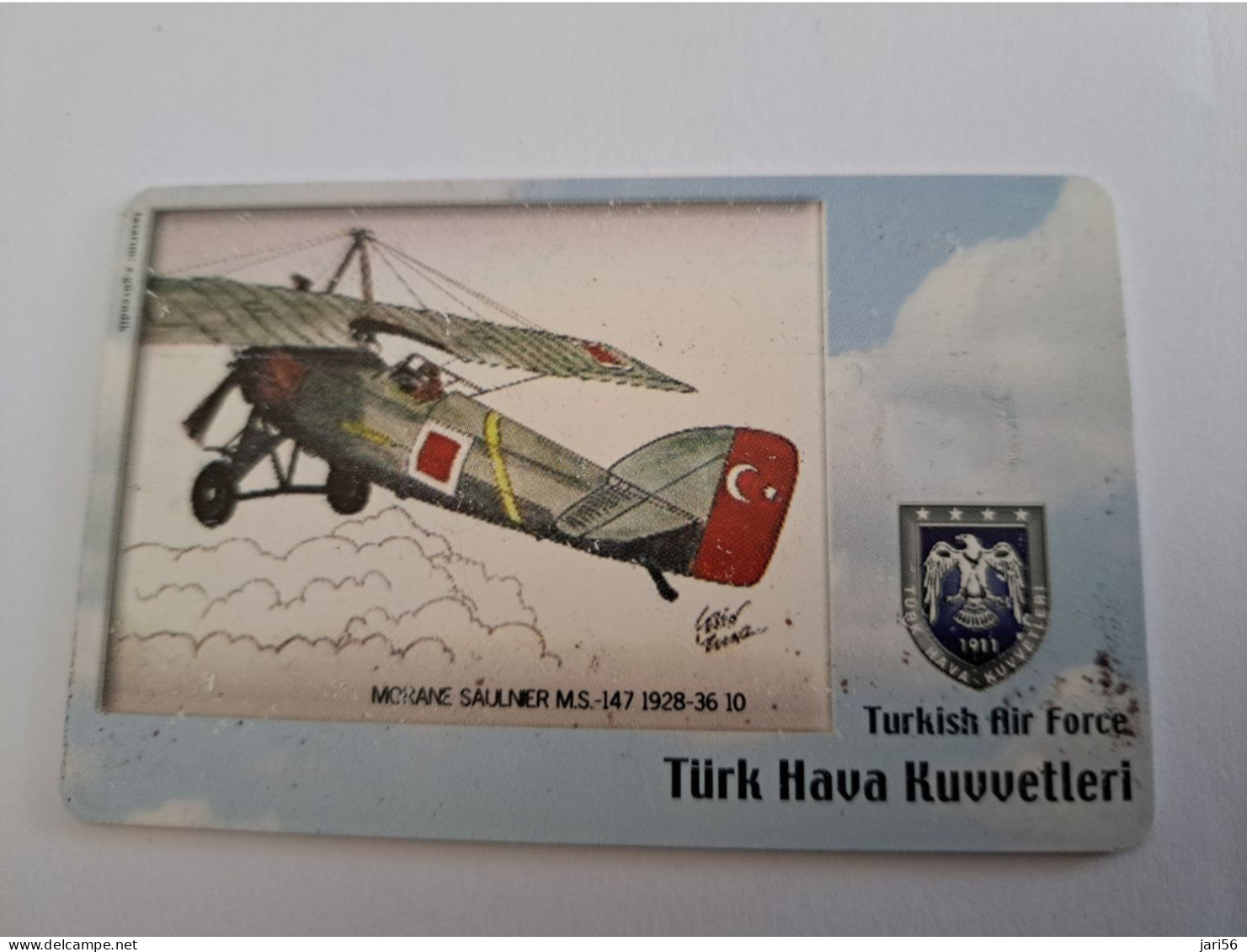 TURKIJE / 50 UNITS/ CHIPCARD/ TURKISH AIR FORCE  / DIFFERENT PLANES /        Fine Used Card  **15390** - Turkey