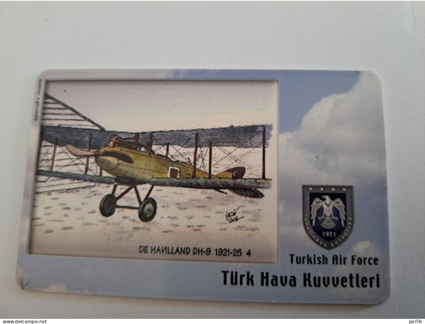 TURKIJE / 50 UNITS/ CHIPCARD/ TURKISH AIR FORCE  / DIFFERENT PLANES /        Fine Used Card  **15392** - Turquie