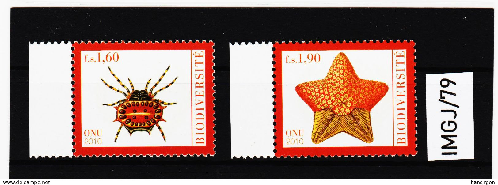 IMGJ/79 VEREINTE NATIONEN UNO GENF 2010 MICHL  685/86 ** Postfrisch SIEHE ABBILDUNG - Unused Stamps