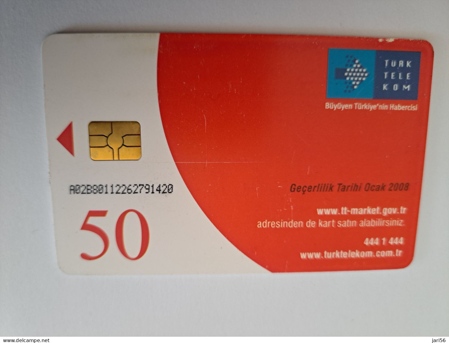 TURKIJE / 50 UNITS/ CHIPCARD/ TURKISH AIR FORCE  / DIFFERENT PLANES /        Fine Used Card  **15395** - Türkei