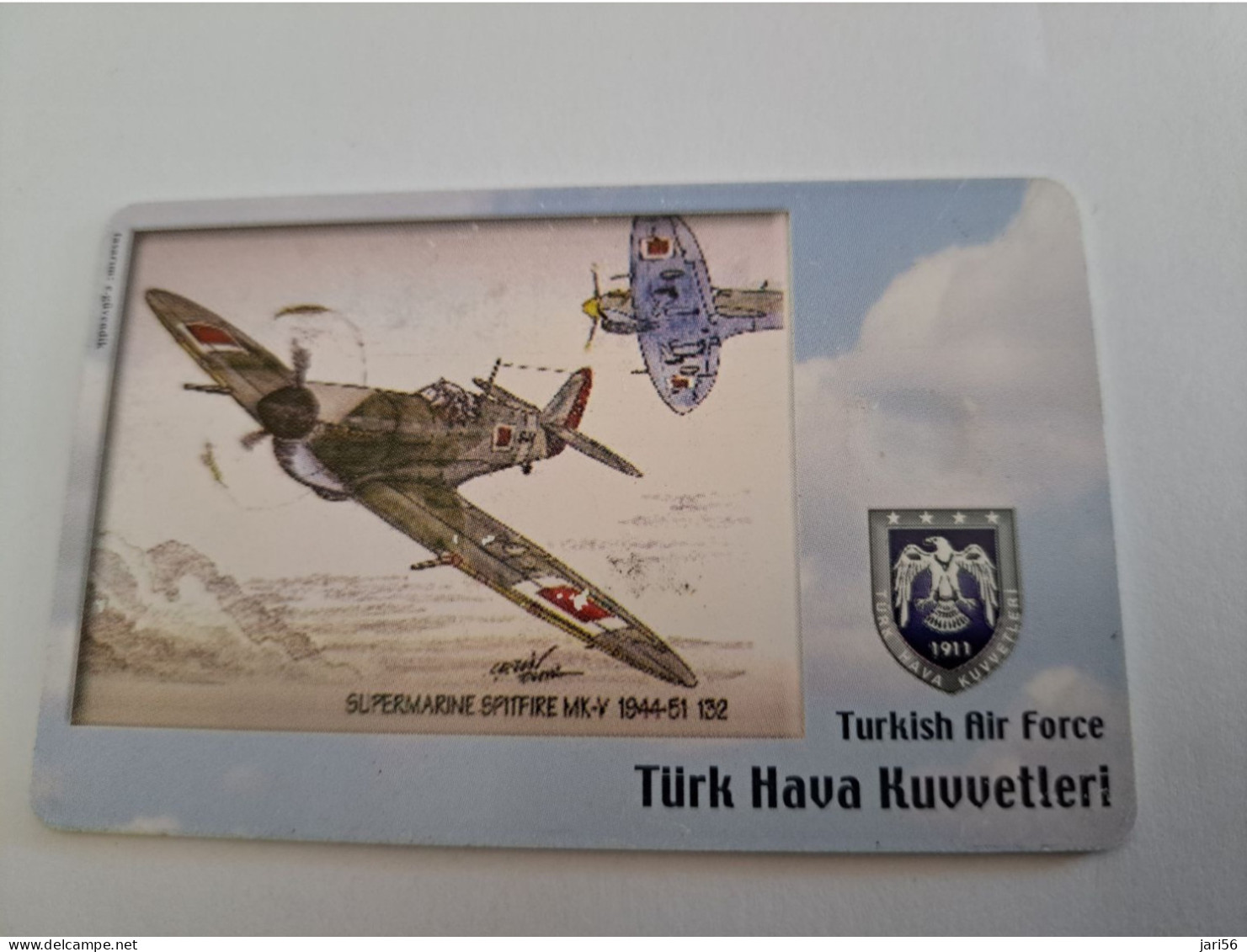 TURKIJE / 50 UNITS/ CHIPCARD/ TURKISH AIR FORCE  / DIFFERENT PLANES /        Fine Used Card  **15397** - Turquie