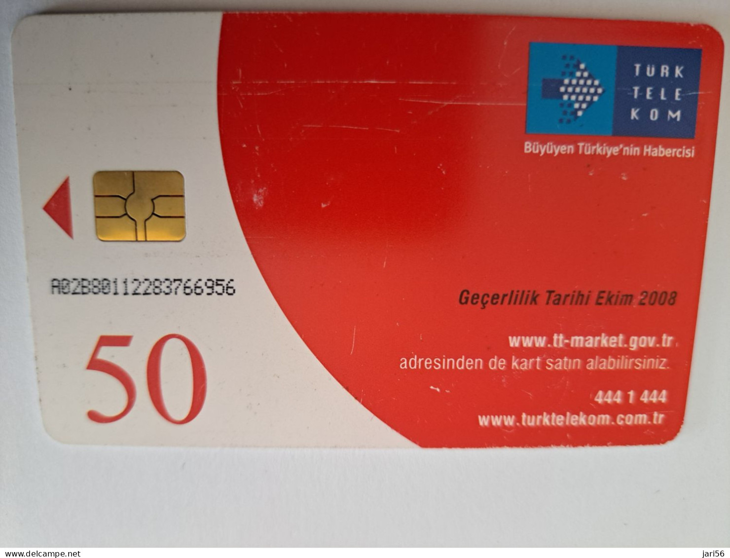 TURKIJE / 50 UNITS/ CHIPCARD/ TURKISH AIR FORCE  / DIFFERENT PLANES /        Fine Used Card  **15397** - Turquie