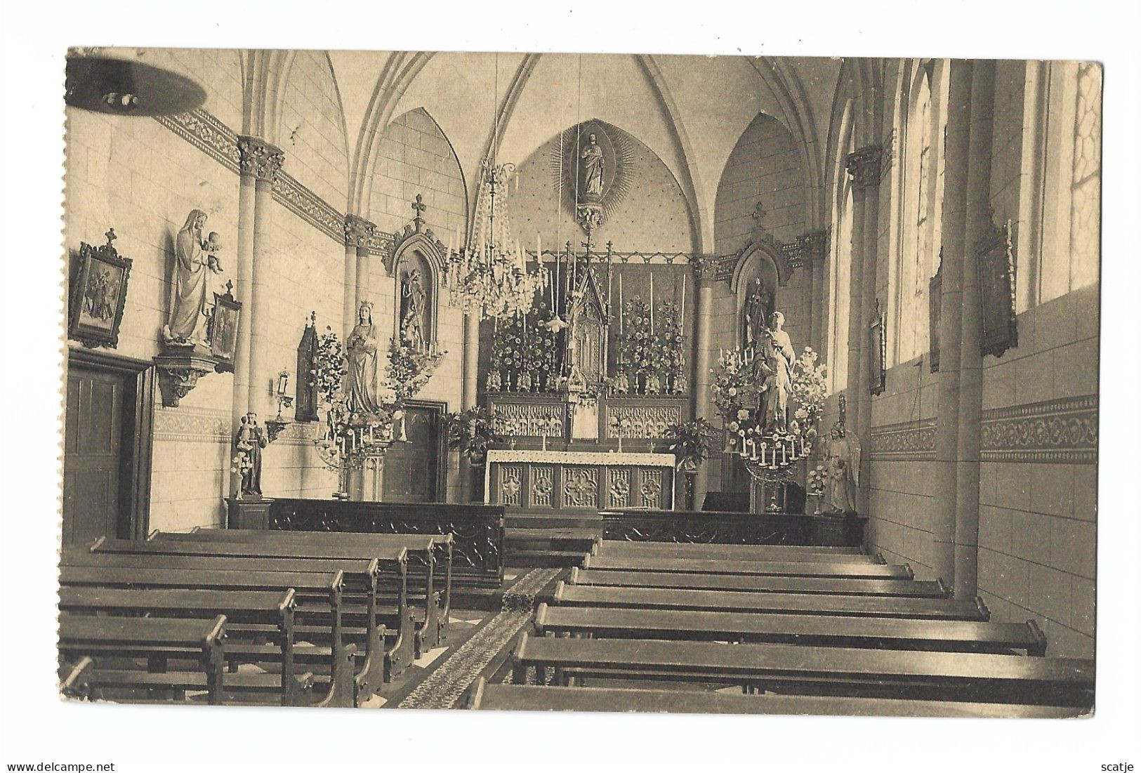 Rekem.   -   Pensionnat Des Religeuses   -    Chapelle   -   1928   Naar   St. Maria Lierde - Lanaken