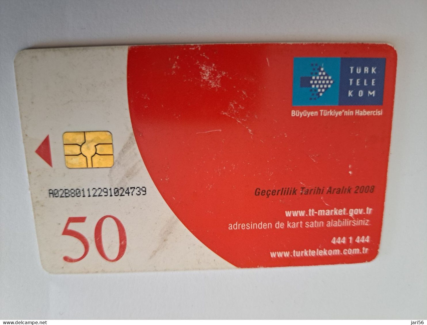 TURKIJE / 50 UNITS/ CHIPCARD/ TURKISH AIR FORCE  / DIFFERENT PLANES /        Fine Used Card  **15403** - Türkei