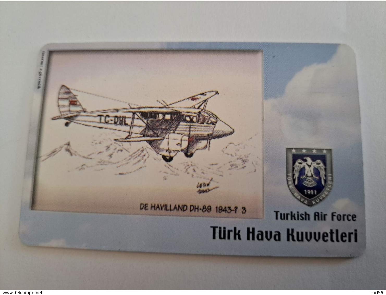 TURKIJE / 50 UNITS/ CHIPCARD/ TURKISH AIR FORCE  / DIFFERENT PLANES /        Fine Used Card  **15404** - Turquie