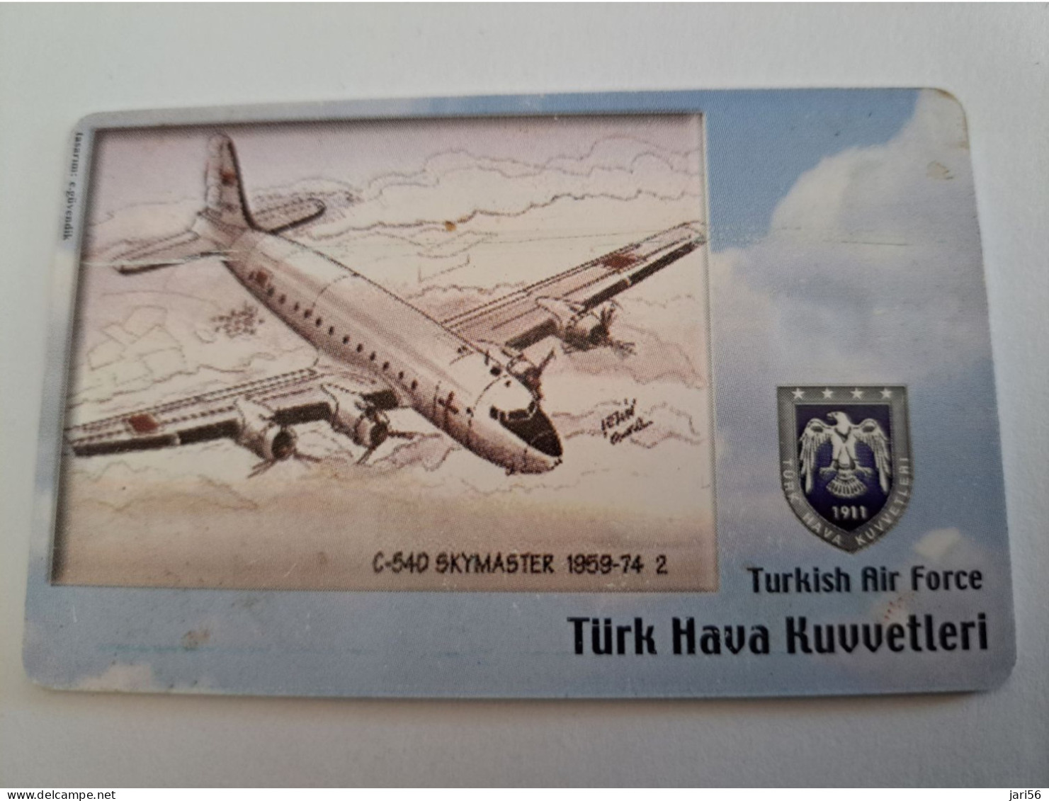 TURKIJE / 50 UNITS/ CHIPCARD/ TURKISH AIR FORCE  / DIFFERENT PLANES /        Fine Used Card  **15405** - Turquie