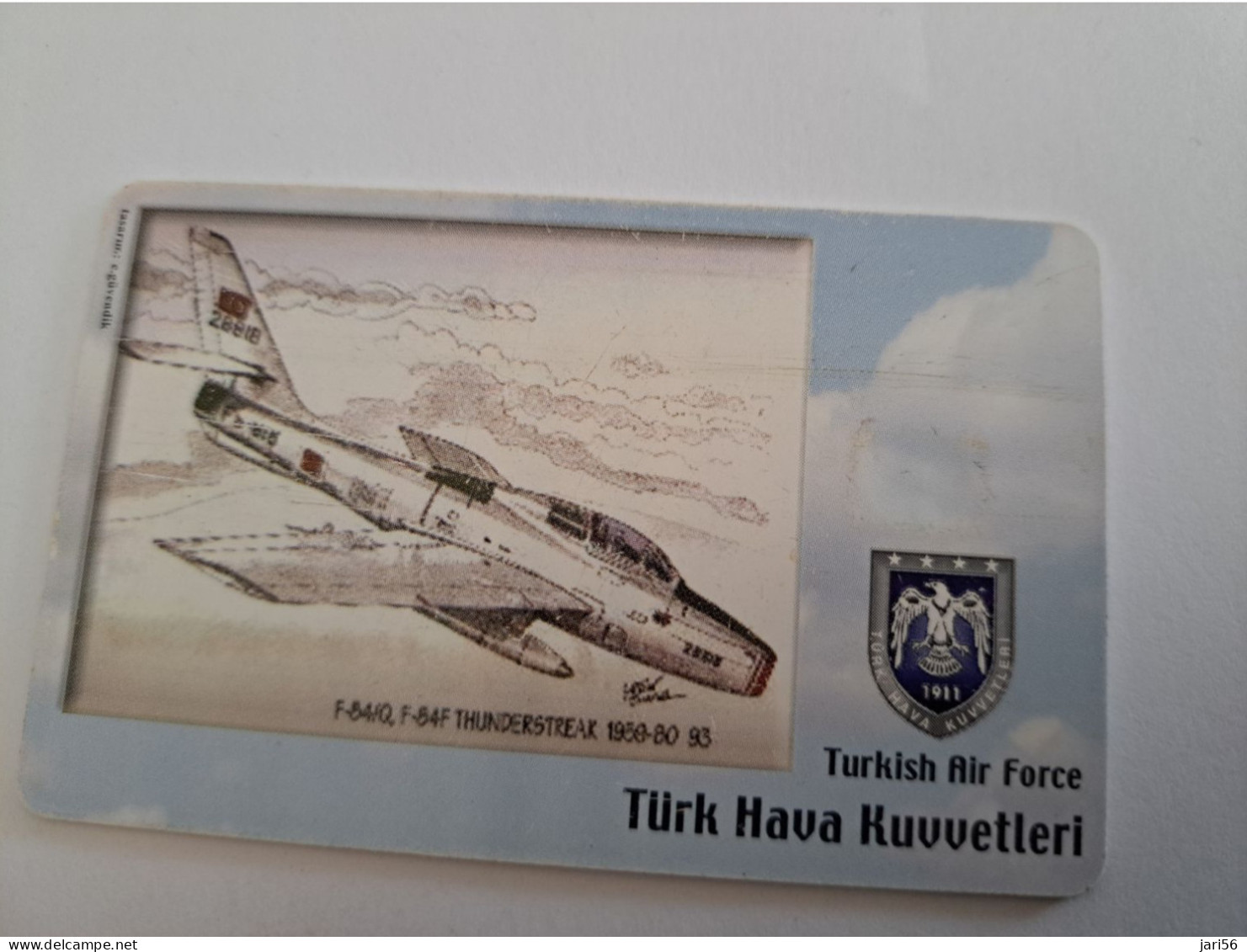 TURKIJE / 50 UNITS/ CHIPCARD/ TURKISH AIR FORCE  / DIFFERENT PLANES /        Fine Used Card  **15408** - Turkey