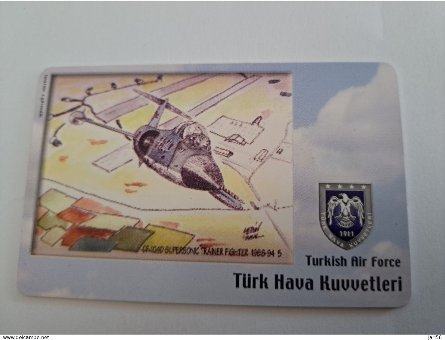 TURKIJE / 50 UNITS/ CHIPCARD/ TURKISH AIR FORCE  / DIFFERENT PLANES /        Fine Used Card  **15410** - Türkei