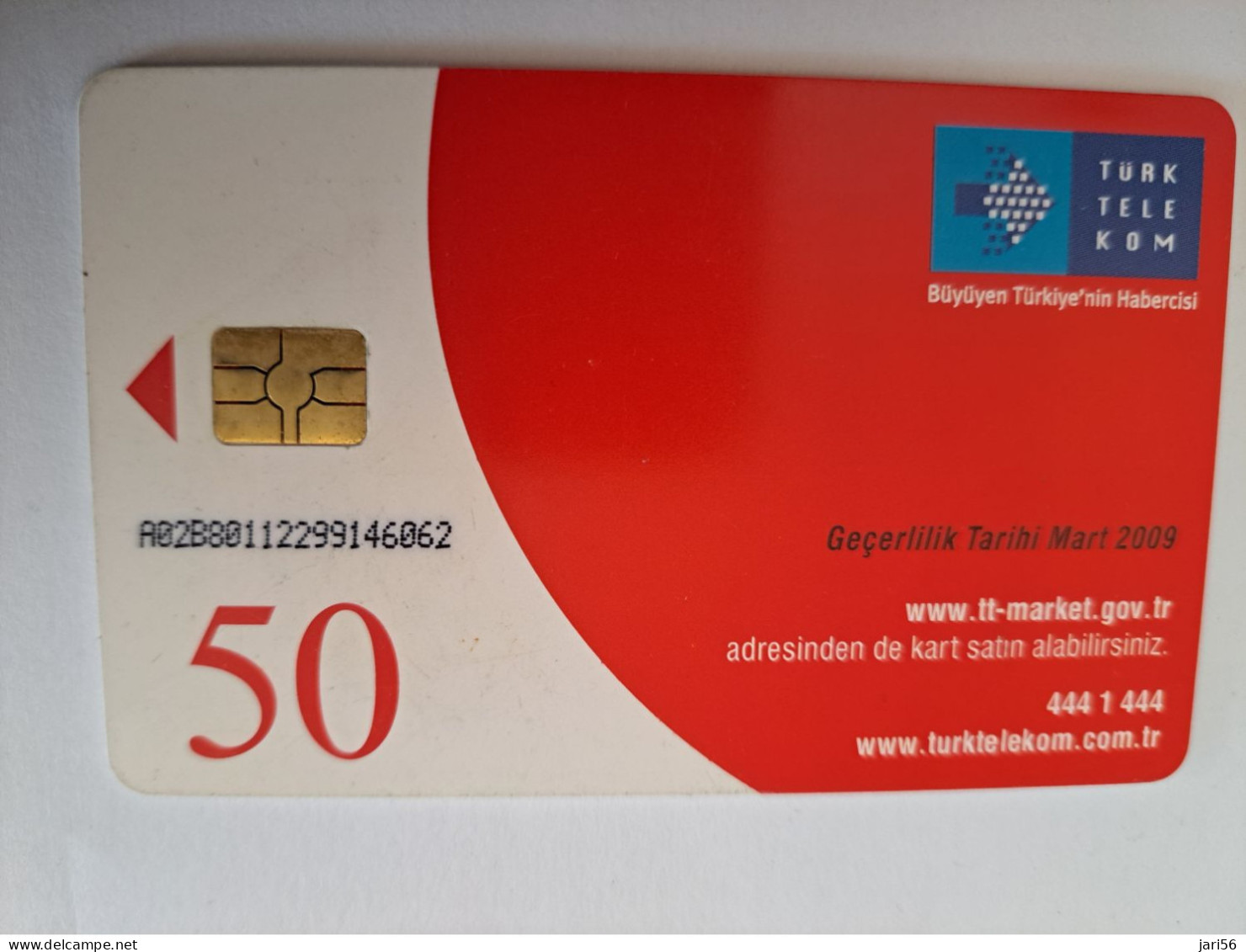 TURKIJE / 50 UNITS/ CHIPCARD/ TURKISH AIR FORCE  / DIFFERENT PLANES /        Fine Used Card  **15411** - Türkei