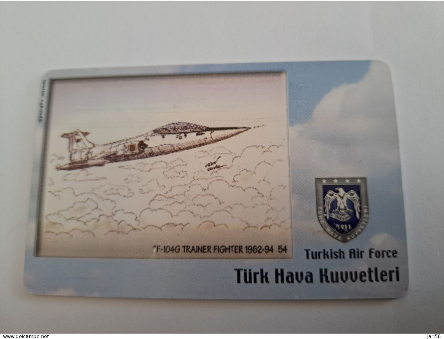 TURKIJE / 50 UNITS/ CHIPCARD/ TURKISH AIR FORCE  / DIFFERENT PLANES /        Fine Used Card  **15412** - Türkei