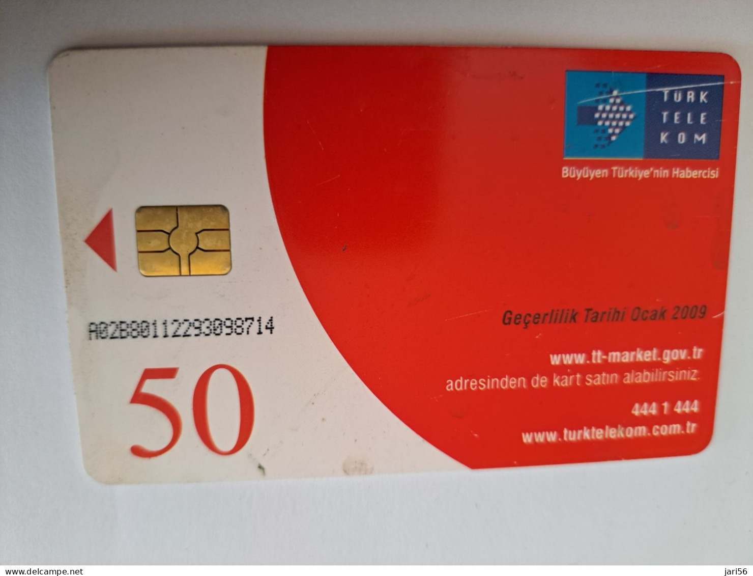 TURKIJE / 50 UNITS/ CHIPCARD/ TURKISH AIR FORCE  / DIFFERENT PLANES /        Fine Used Card  **15413** - Türkei