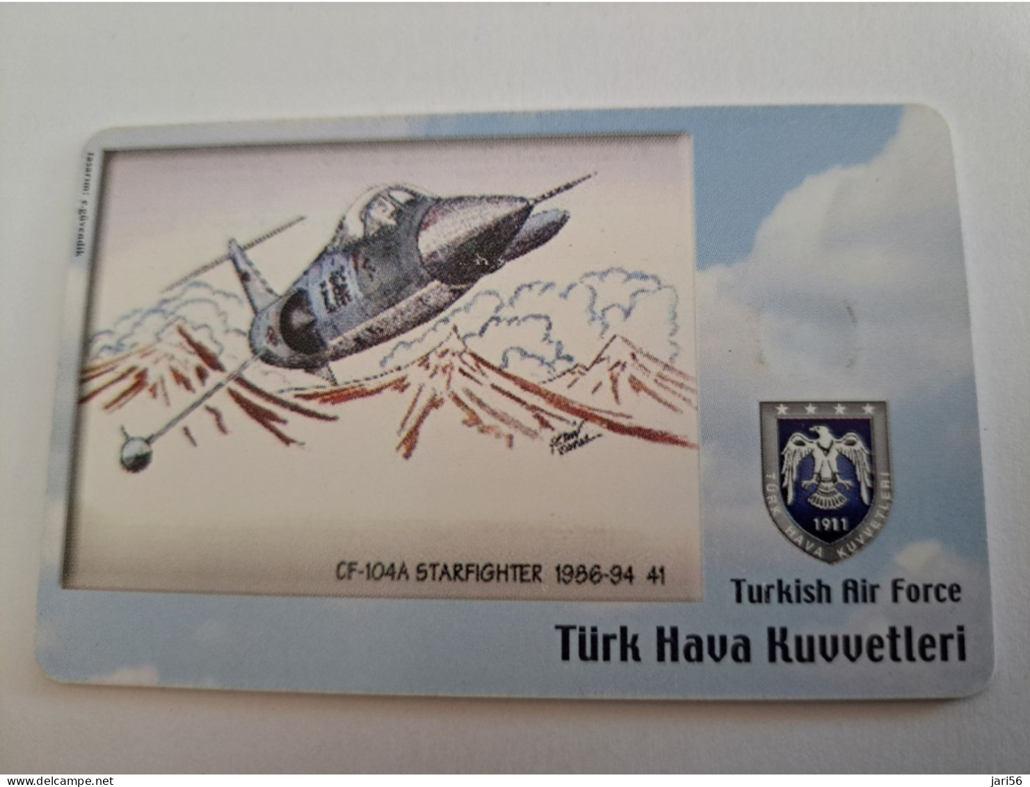 TURKIJE / 50 UNITS/ CHIPCARD/ TURKISH AIR FORCE  / DIFFERENT PLANES /        Fine Used Card  **15417** - Turkey