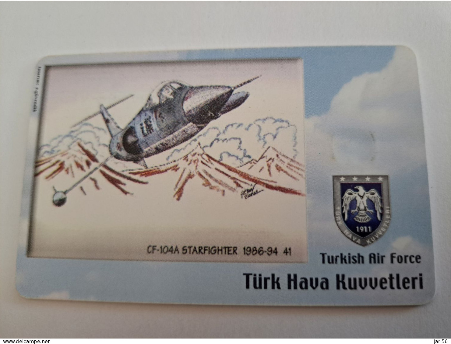 TURKIJE / 50 UNITS/ CHIPCARD/ TURKISH AIR FORCE  / DIFFERENT PLANES /        Fine Used Card  **15417** - Turquie