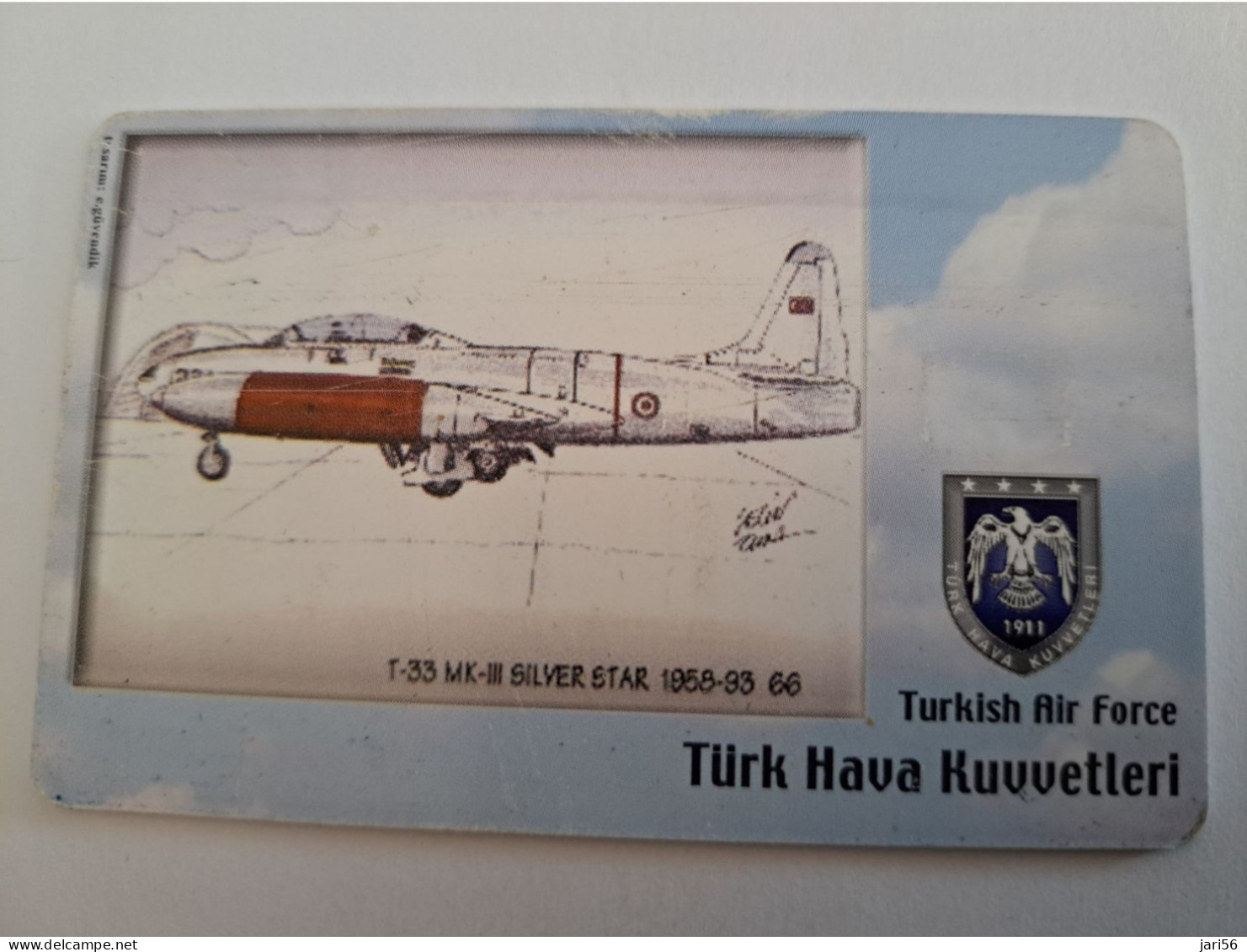 TURKIJE / 50 UNITS/ CHIPCARD/ TURKISH AIR FORCE  / DIFFERENT PLANES /        Fine Used Card  **15421** - Turquie